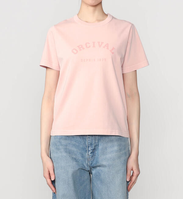 ORCIVAL「ORCIVAL | ジャージーニット コンパクトプリントTシャツ WOMEN」|Tシャツ・カットソー|