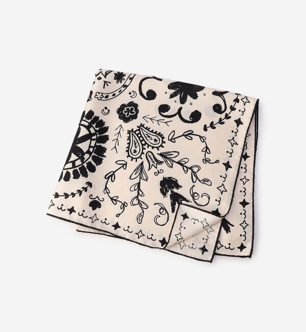  「manipuri | シルクスカーフ ボヘミアン 65&times;65 WOMEN」|バンダナ・スカーフ|