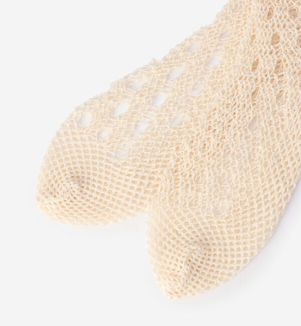  「babaco | フィッシュネット ソックス WOMEN」|ソックス|