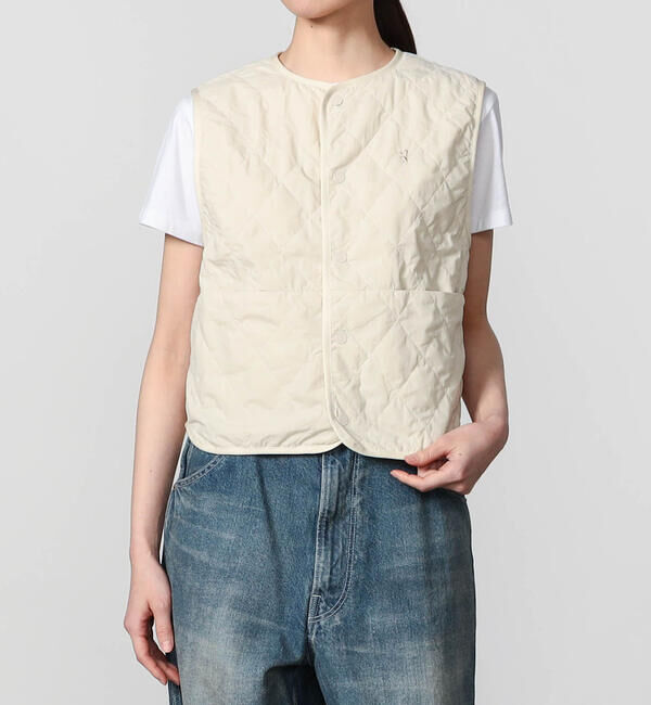 GYMPHLEX「Gymphlex | ナイロン キルティングショートベスト WOMEN」|その他|