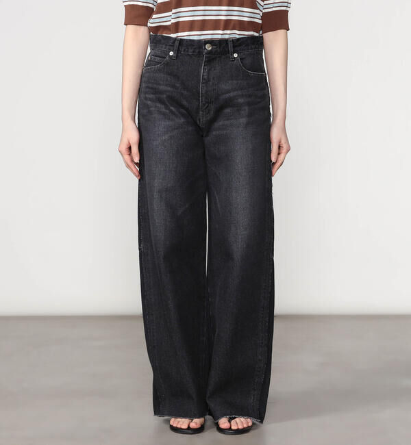  「SERGE | REMAKE 2TONE CUT PT MARTIN VINTAGE BLACK WOMEN」|デニム|