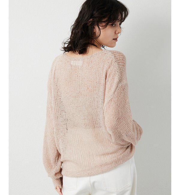 THE PAUSE「【THE PAUSE】メッシュプルオーバー」|ニット・セーター|