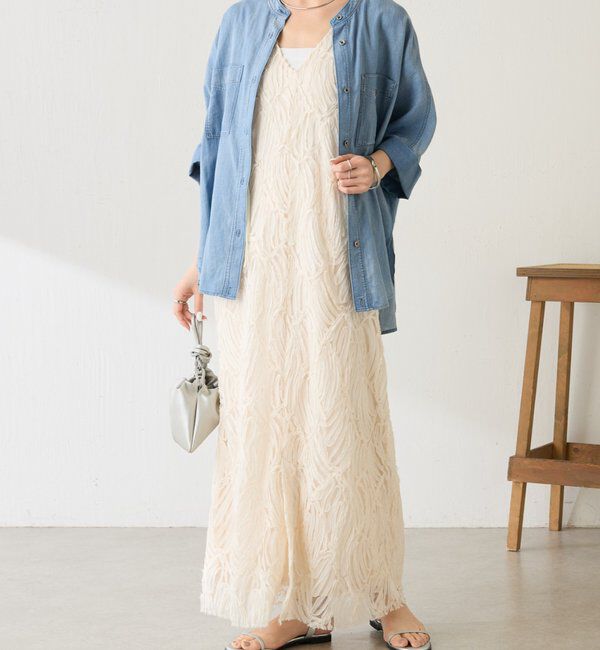  「【人気アイテムがサイズ展開を増やして再販！】バテンレースワンピース」|ワンピース|