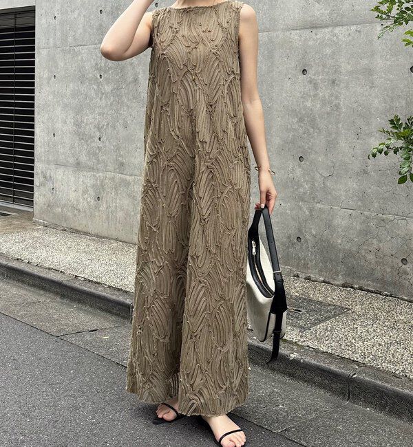  「【人気アイテムがサイズ展開を増やして再販！】バテンレースワンピース」|ワンピース|カーキ