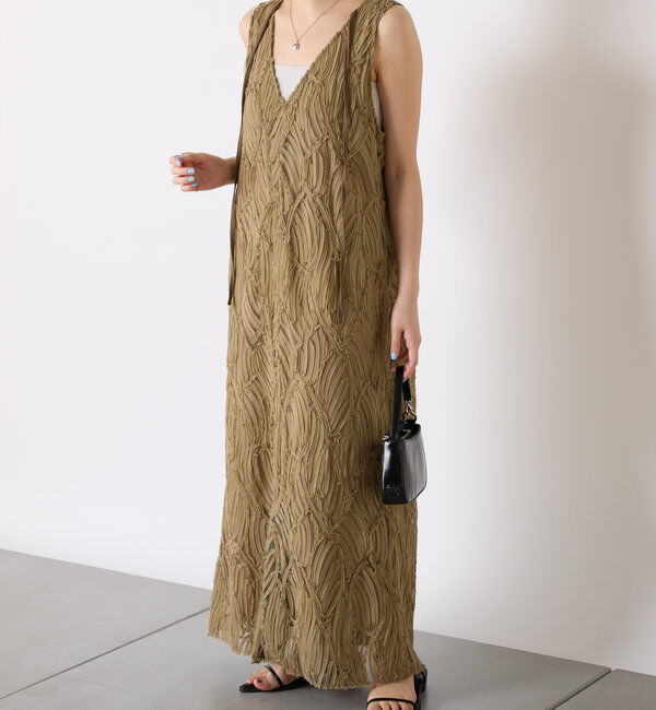  「【人気アイテムがサイズ展開を増やして再販！】バテンレースワンピース」|ワンピース|