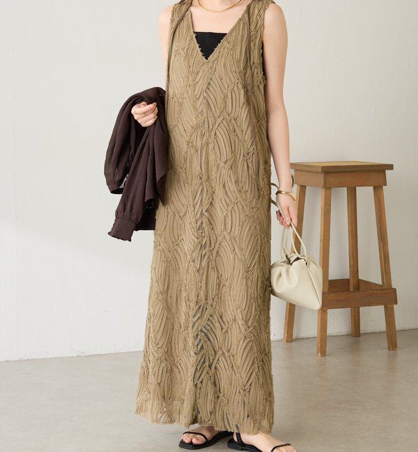  「【人気アイテムがサイズ展開を増やして再販！】バテンレースワンピース」|ワンピース|