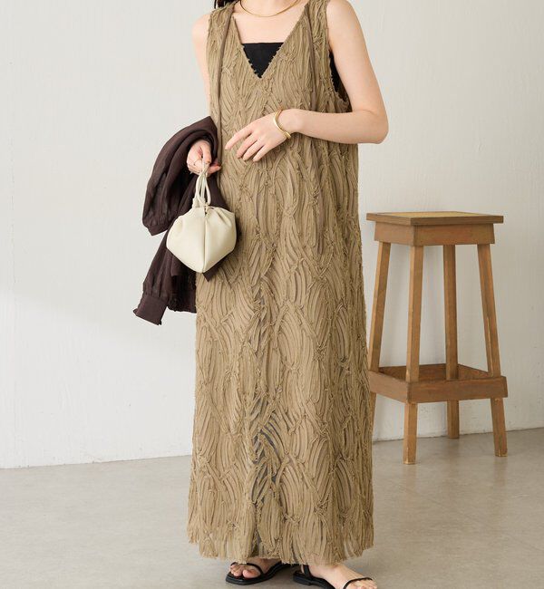  「【人気アイテムがサイズ展開を増やして再販！】バテンレースワンピース」|ワンピース|