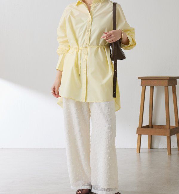  「【Nuel/ヌエル】 3WAYオーバーシャツ」|シャツ・ブラウス|