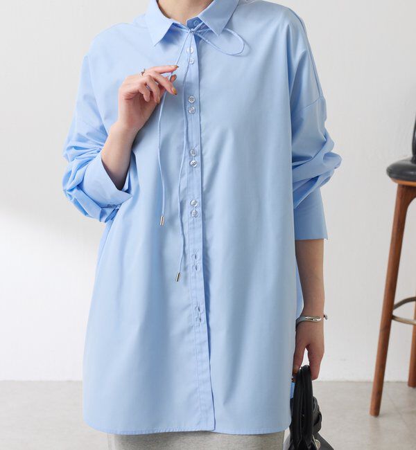  「【Nuel/ヌエル】 3WAYオーバーシャツ」|シャツ・ブラウス|