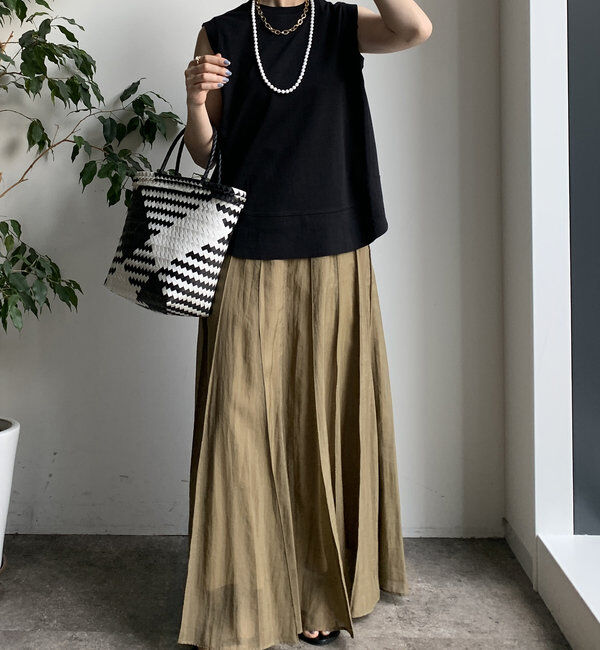  「裾切替タンクプルオーバー」|Tシャツ・カットソー|