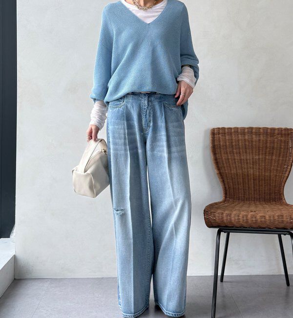  「【WEB限定】袖シャーリングデザインプルオーバー」|Tシャツ・カットソー|