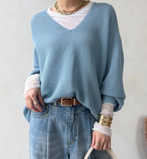  「【WEB限定】袖シャーリングデザインプルオーバー」|Tシャツ・カットソー|