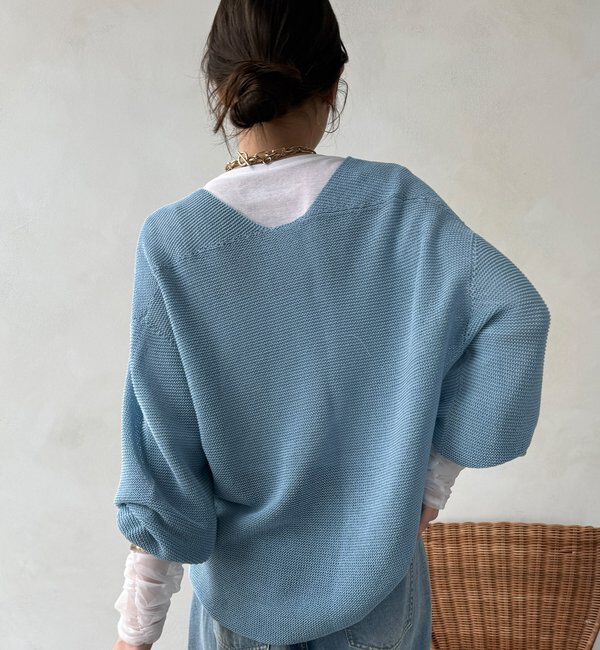  「【WEB限定】袖シャーリングデザインプルオーバー」|Tシャツ・カットソー|