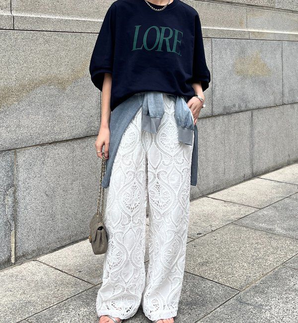  「LOREプリントドルマンプルオーバー」|Tシャツ・カットソー|