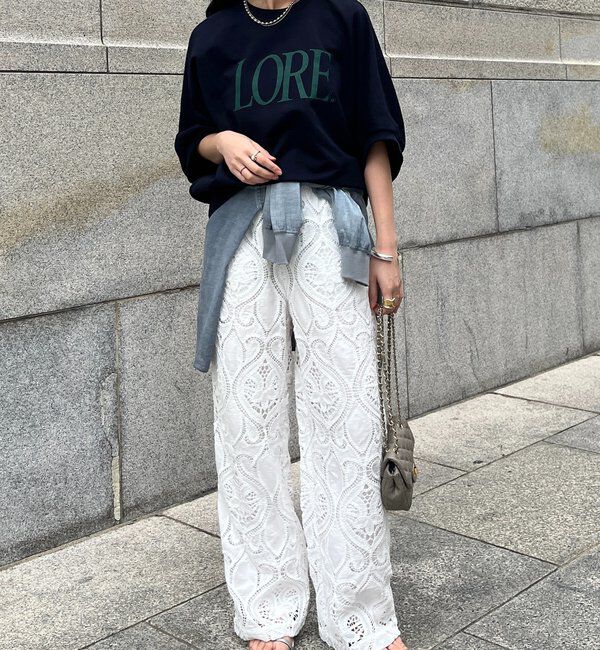  「LOREプリントドルマンプルオーバー」|Tシャツ・カットソー|