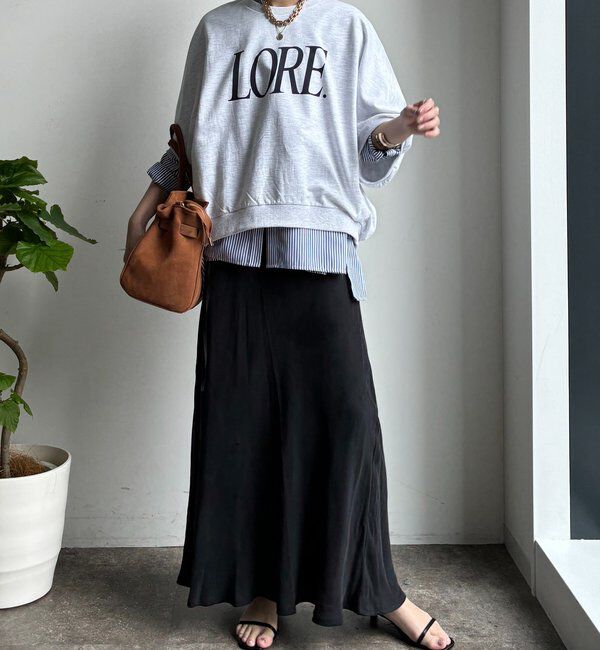  「LOREプリントドルマンプルオーバー」|Tシャツ・カットソー|