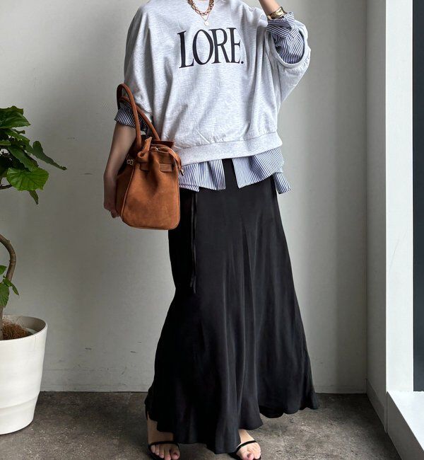  「LOREプリントドルマンプルオーバー」|Tシャツ・カットソー|