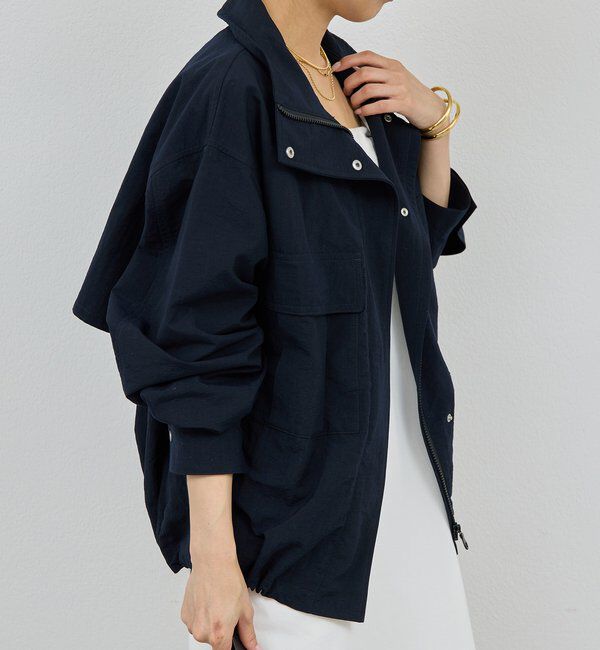  「【CHIKAコラボ】ハイカラーブルゾン」|ブルゾン・スタジャン|