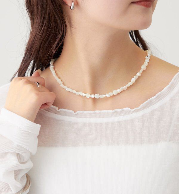  「パールストーンネックレス」|リング|