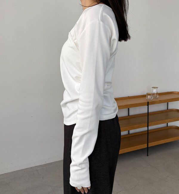  「ベア切替ギャザーT」|Tシャツ・カットソー|