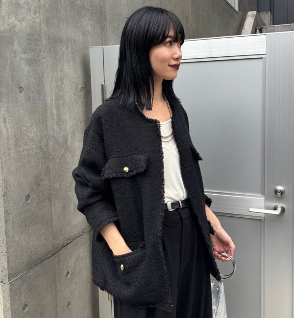  「【インフルエンサー＠akane_nagataコラボ】ツイードジャケット」|その他|