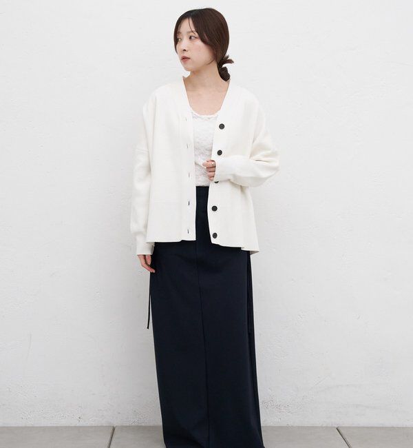  「コットンスムースカーディガン」|カーディガン|