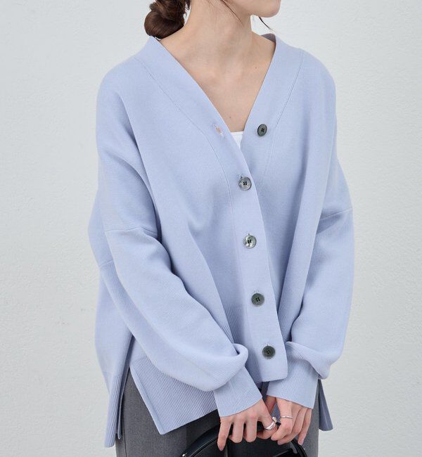  「コットンスムースカーディガン」|カーディガン|