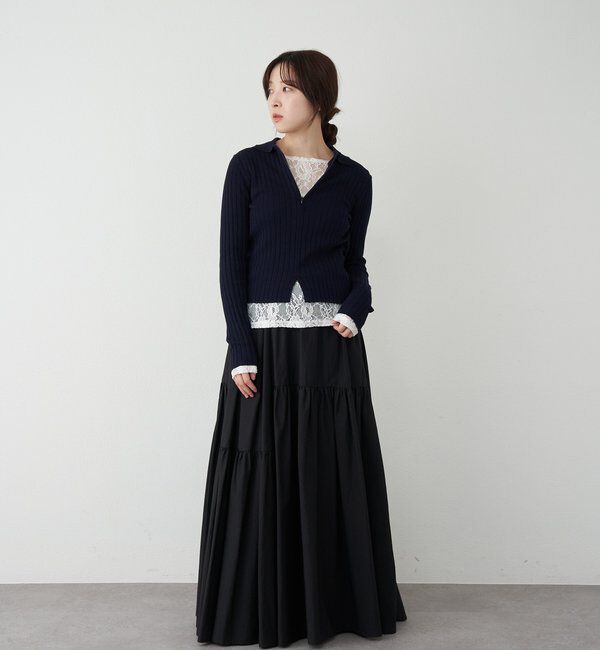  「タフタボリュームスカート」|スカート|