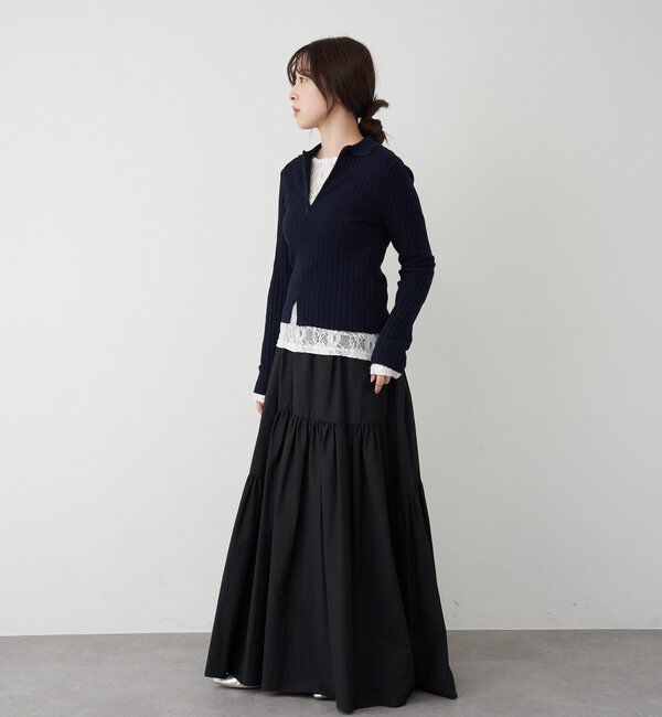  「タフタボリュームスカート」|スカート|