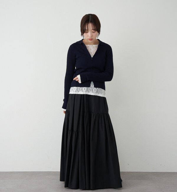  「タフタボリュームスカート」|スカート|