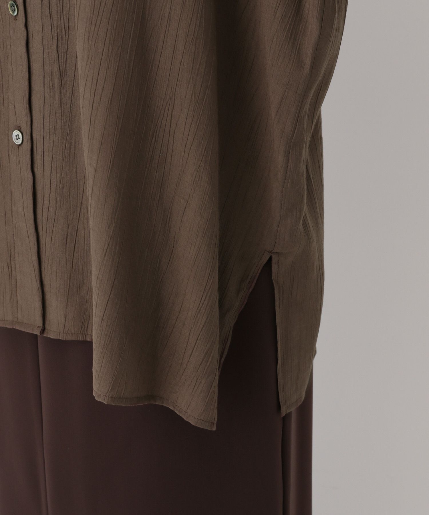 A part by 「ワッシャーロールアップシャツ」|シャツ・ブラウス|