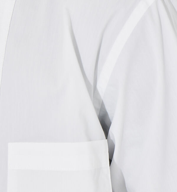 ABAHOUSE「タイプライター 切替 コンビ 半袖シャツ」|シャツ・ブラウス|