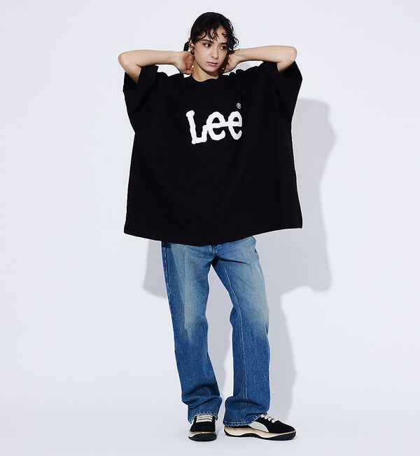 ABAHOUSE「【Lee/リー】SUPERSIZED LEE LOGO T/フロントロゴ ビッグ」|Tシャツ・カットソー|
