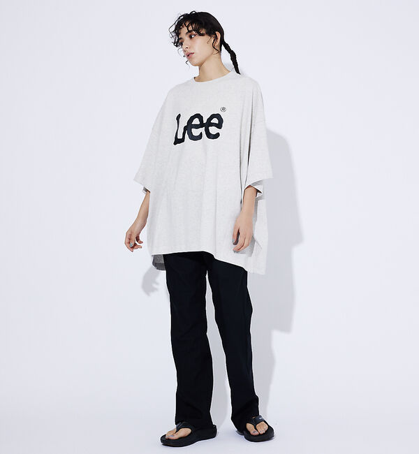 ABAHOUSE「【Lee/リー】SUPERSIZED LEE LOGO T/フロントロゴ ビッグ」|Tシャツ・カットソー|