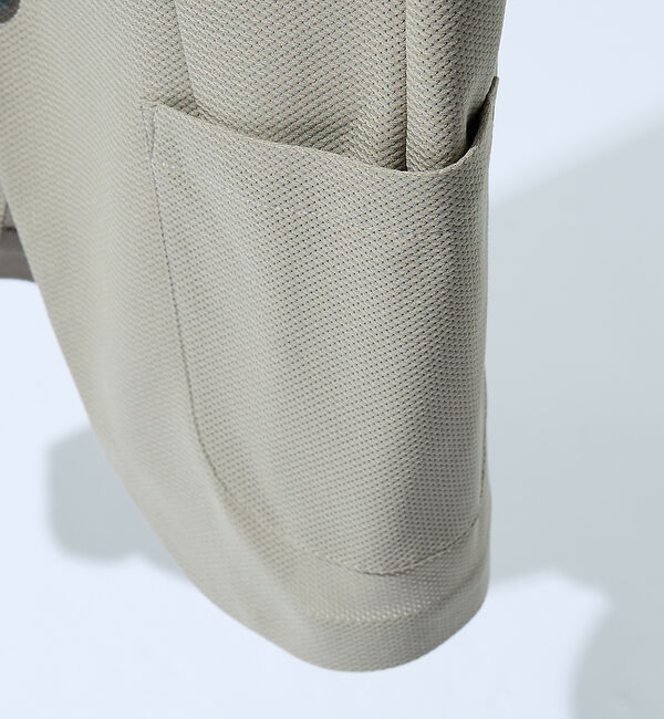 ABAHOUSE「【セットアップ対応/FLEX JACKET】トリコット メッシュジャケット /」|テーラードジャケット|