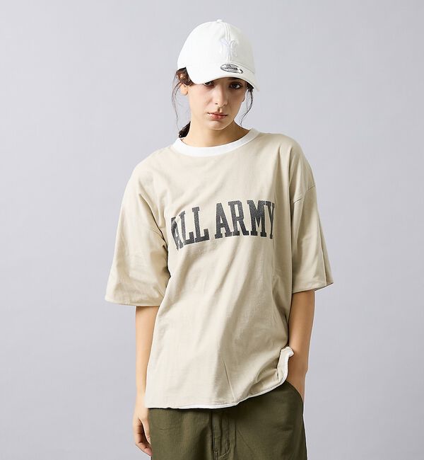 ABAHOUSE「【REMI RELIEF / レミ レリーフ】 Reversible T-shi」|Tシャツ・カットソー|