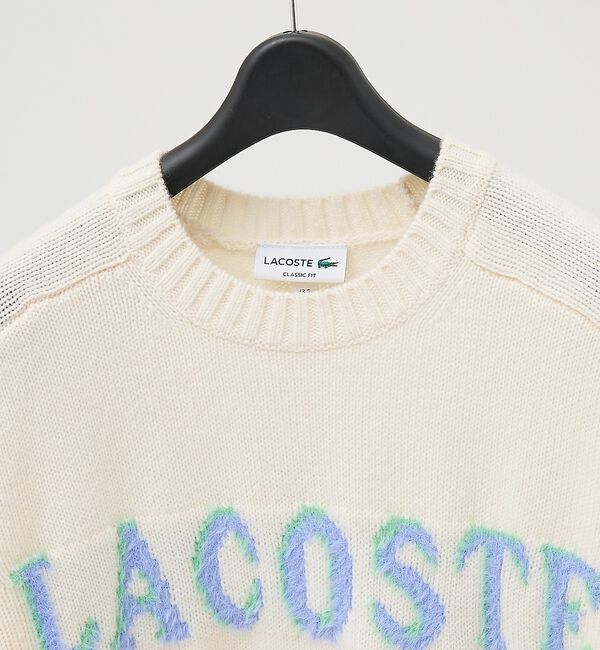 ABAHOUSE「【LACOSTE / ラコステ】ブランドネームロゴシャギーニッティングセーター」|ニット・セーター|