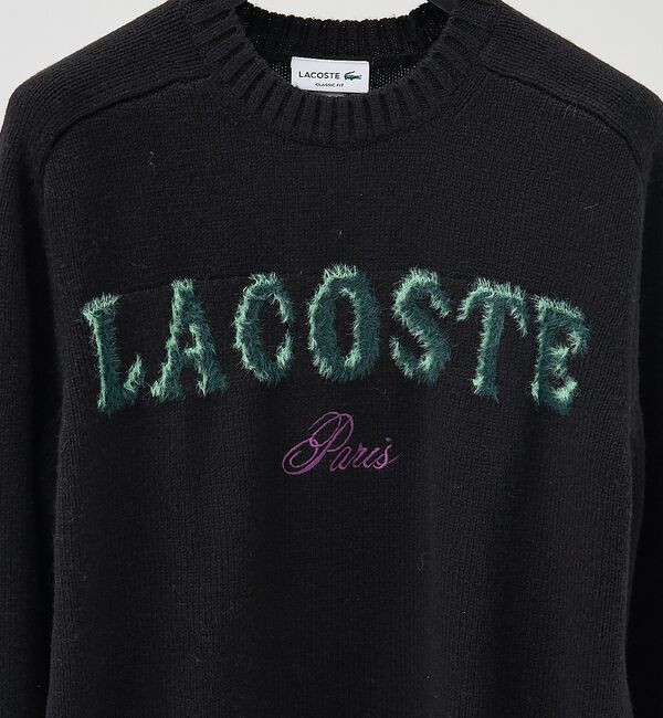 ABAHOUSE「【LACOSTE / ラコステ】ブランドネームロゴシャギーニッティングセーター」|ニット・セーター|