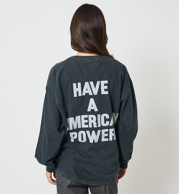 ABAHOUSE「【REMI RELIEF / レミ レリーフ】  HARD SP加工 20/-」|Tシャツ・カットソー|ブラック