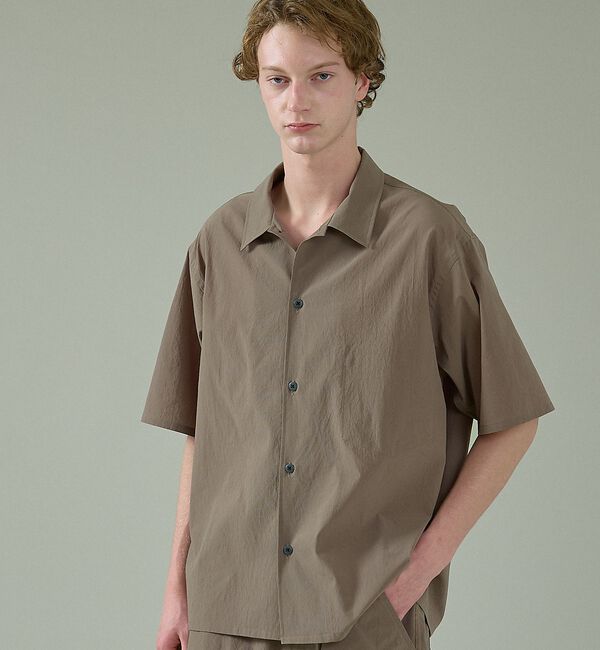 ABAHOUSE「【セットアップ対応】ドットエアー オープンカラーシャツ / オーバーサイズ【予約」|シャツ・ブラウス|