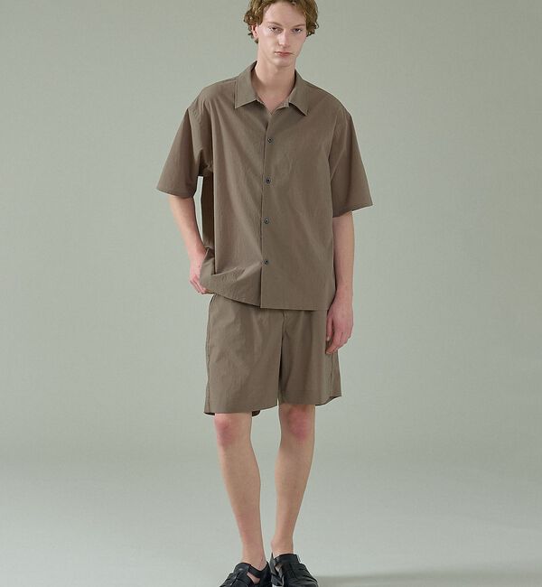 ABAHOUSE「【セットアップ対応】ドットエアー オープンカラーシャツ / オーバーサイズ【予約」|シャツ・ブラウス|