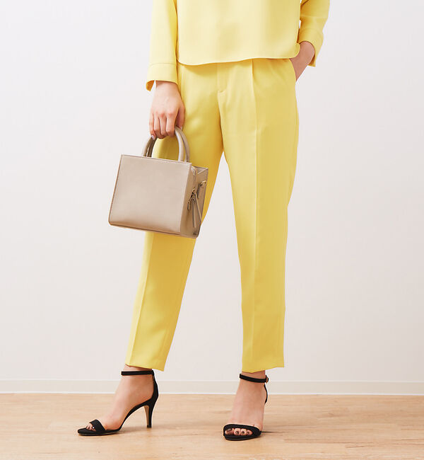 Rouge vif「1タックテーパードパンツ」|その他|イエロー