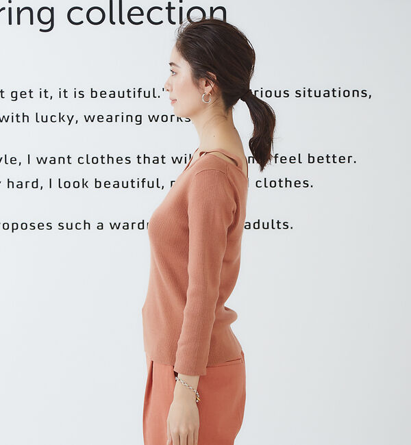 Rouge vif「肩ひもニットプル」|ニット・セーター|