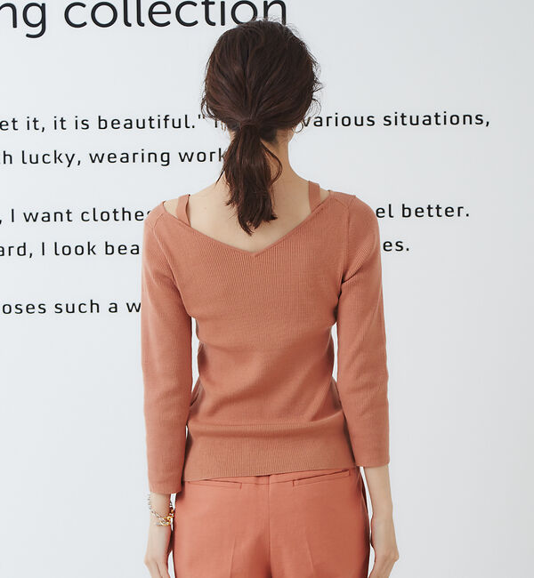 Rouge vif「肩ひもニットプル」|ニット・セーター|