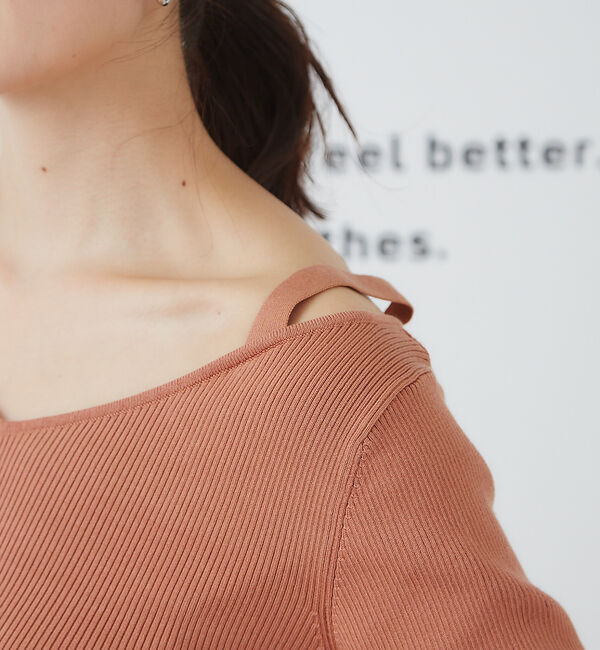 Rouge vif「肩ひもニットプル」|ニット・セーター|