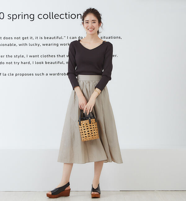 Rouge vif「肩ひもニットプル」|ニット・セーター|