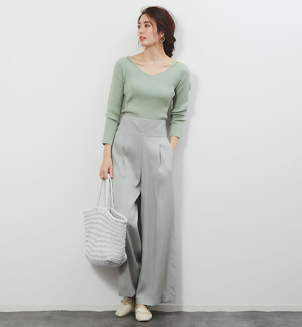 Rouge vif「肩ひもニットプル」|ニット・セーター|