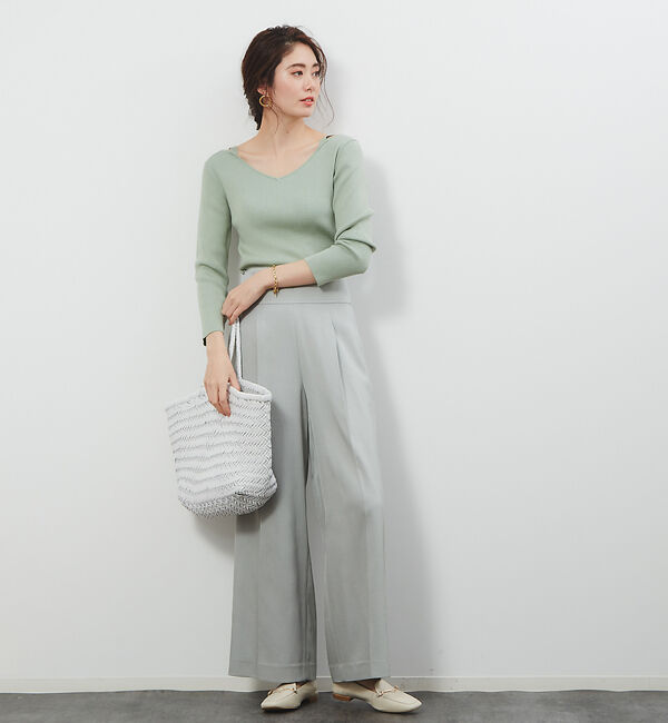 Rouge vif「肩ひもニットプル」|ニット・セーター|