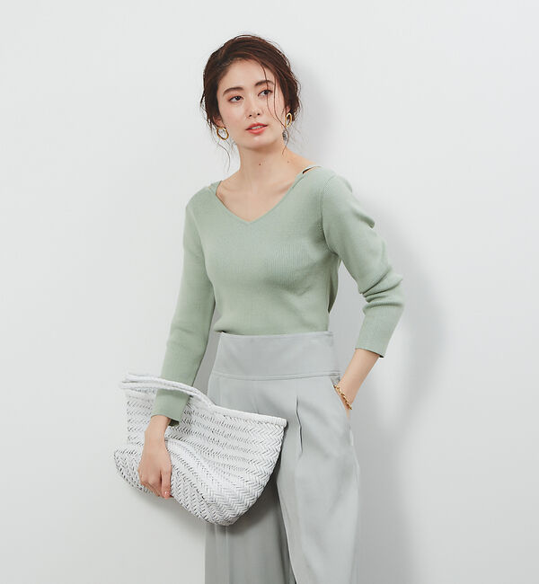 Rouge vif「肩ひもニットプル」|ニット・セーター|