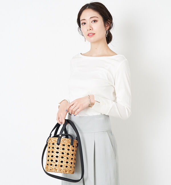 Rouge vif「2WAY袖スリットカットソー」|Tシャツ・カットソー|ホワイト